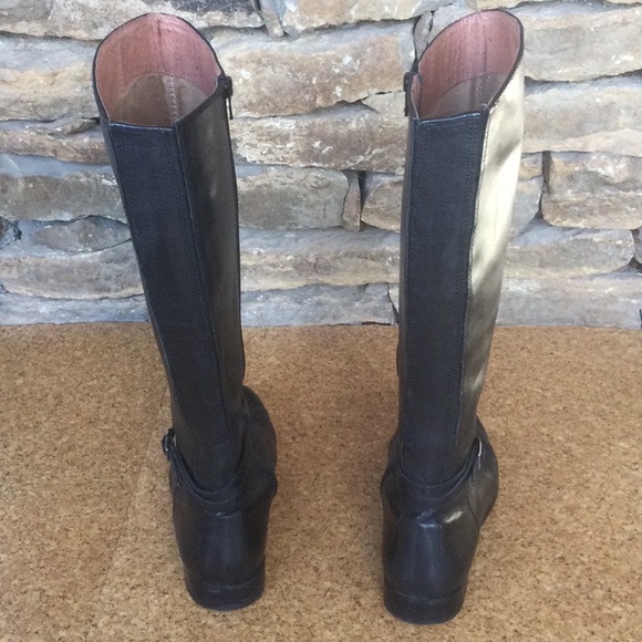 Corso Como “Racine” Tall Riding Boot with Buckle. - Picture 3 of 6